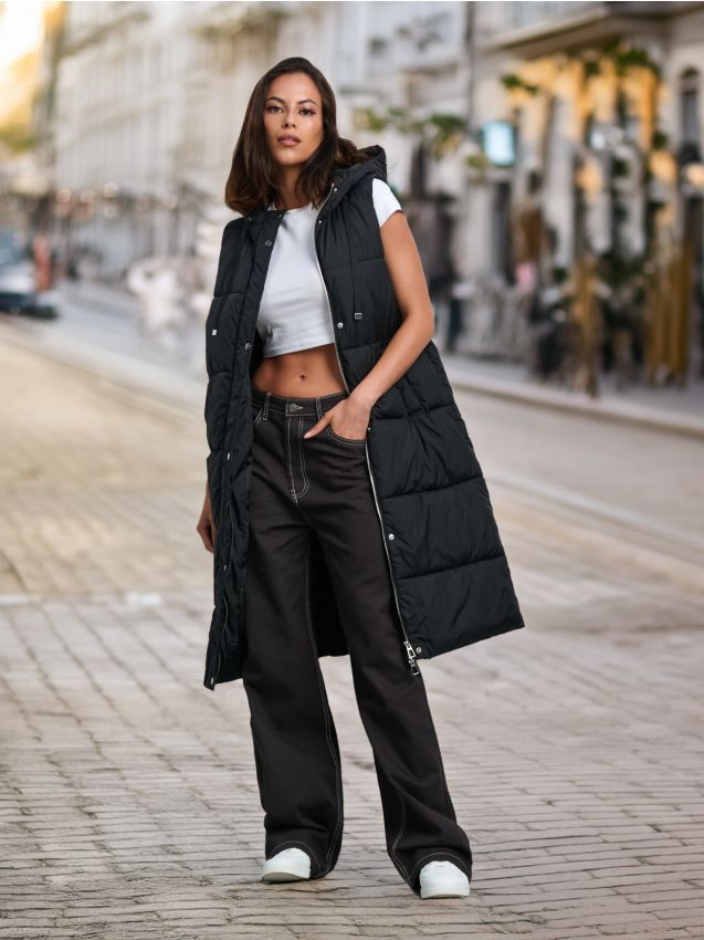 BRAND : WHITE ICY | DOUDOUE SAN MANCHES À CAPUCHE TROP STYLÉ 