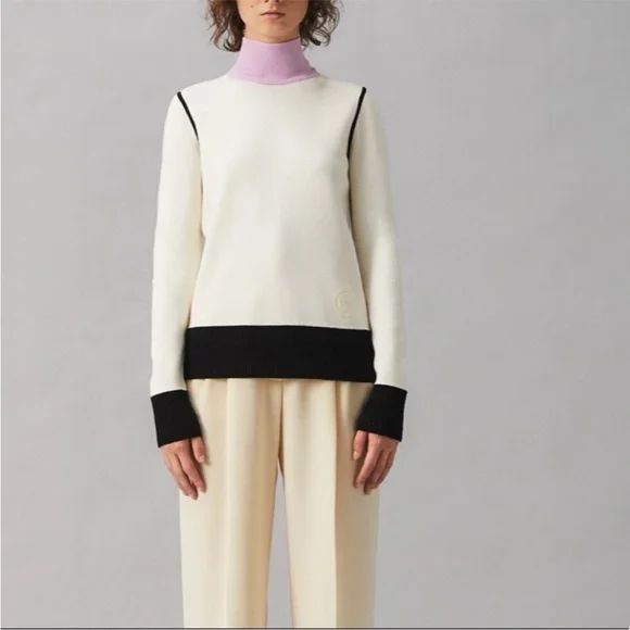 TORY BURCH SWEATERS | TORY BURCHCOLOR-BLOCK TURTLENECK