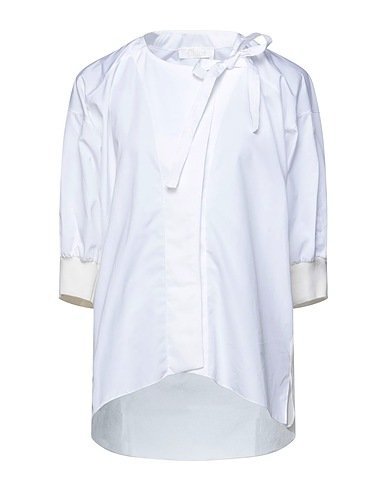 CHLOÉ AUTHENTIQUE | CHEMISE FEMME CHLOÉ AUTHENTIQUE EN SOIE À MANCHES BOUFFANTES AVEC ENCOLURE À NOUER 