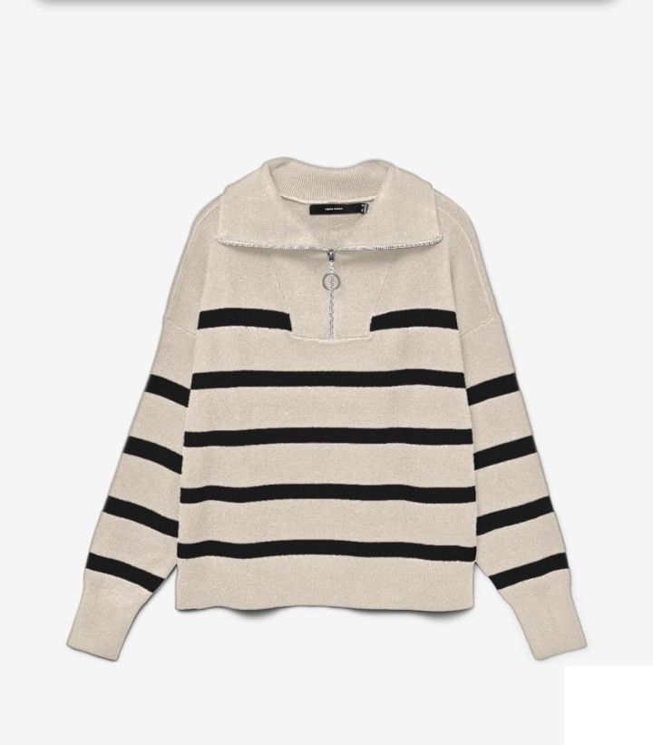 Pull Basique à rayures tissu doux 