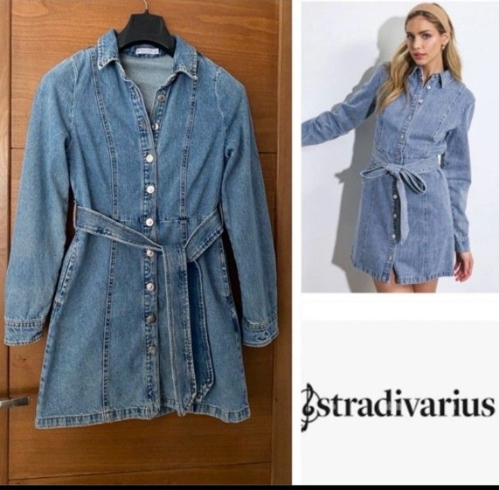 Robe Denim Stradivarius 