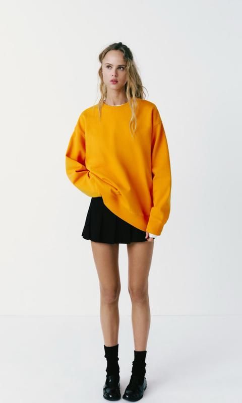 ZARA HOODIES | ZARA WOMEN'S OVERSIZED SWEAT À CAPUCHE 