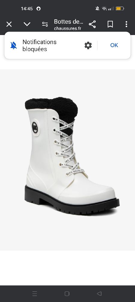 MICHAEL KORS bottines de pluie femme // Bottines tendance 