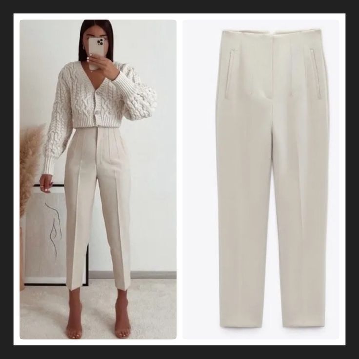 PANTALON BASIQUE TAILLE HAUTE