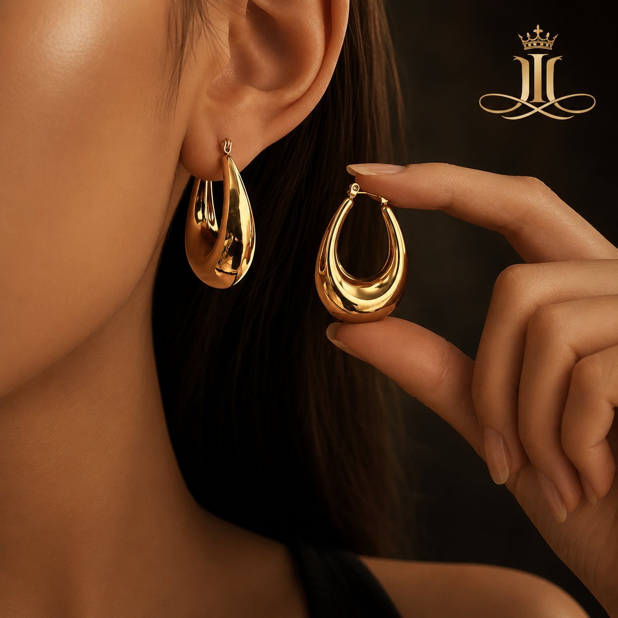 Boucles d'oreilles LALIONE ⚜️