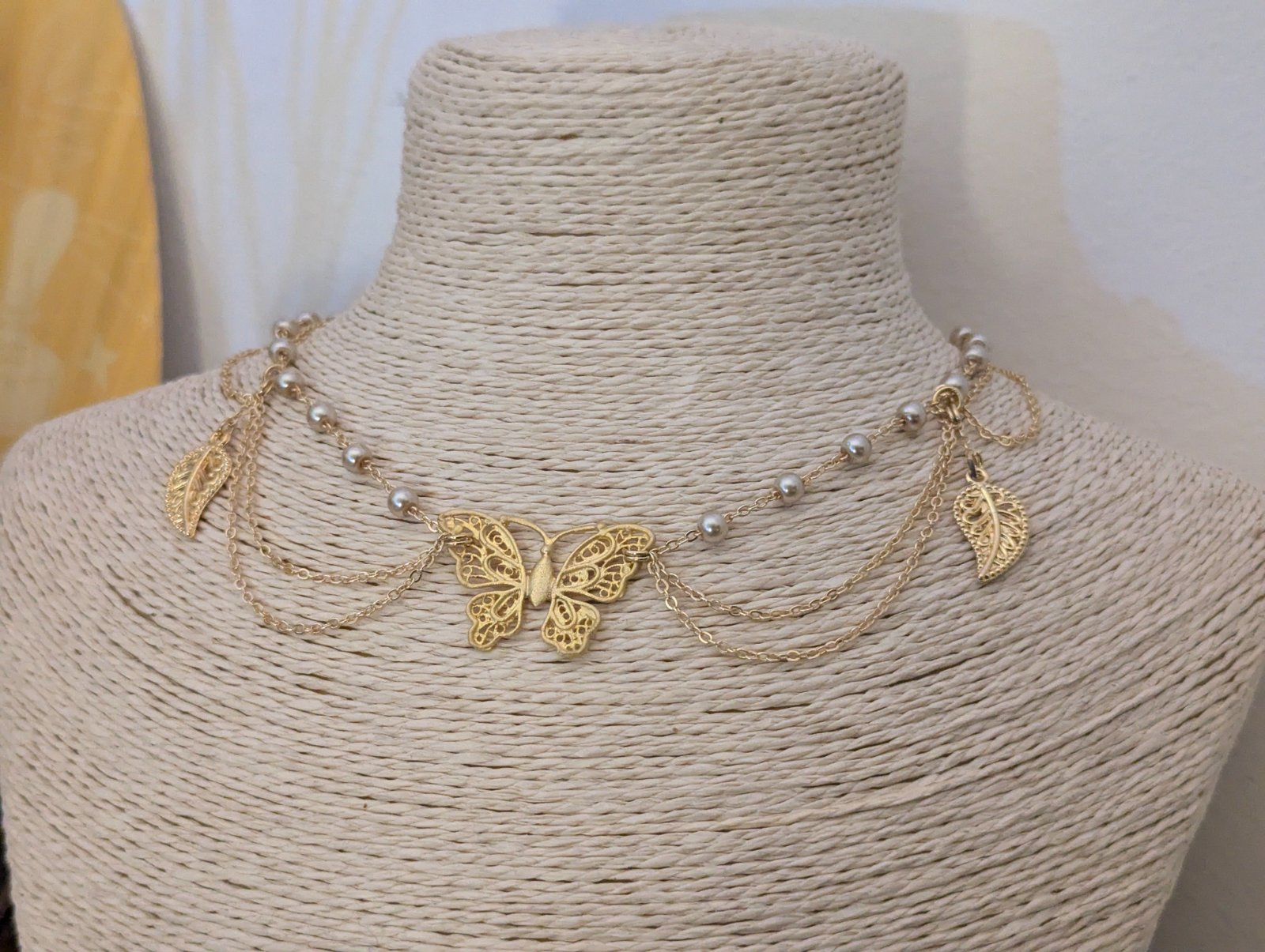 Collier inoxydable style fantaisie
