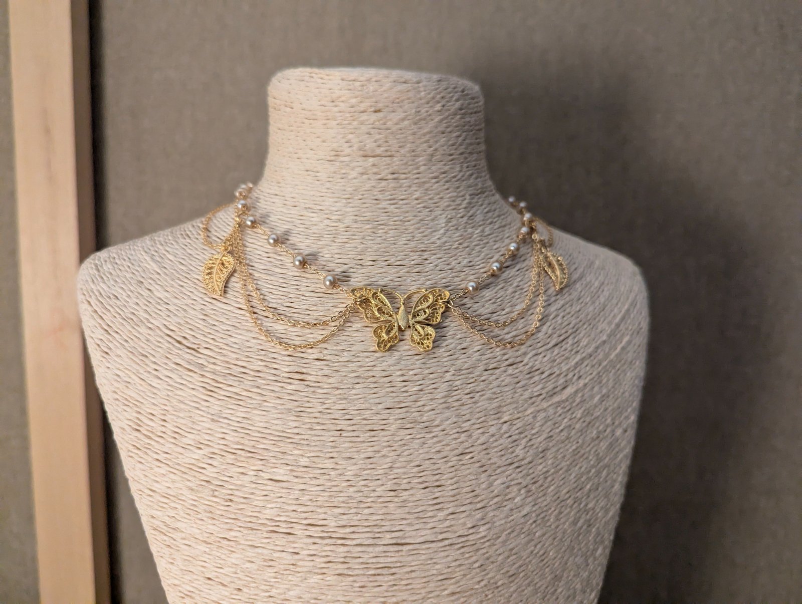 Collier inoxydable style fantaisie