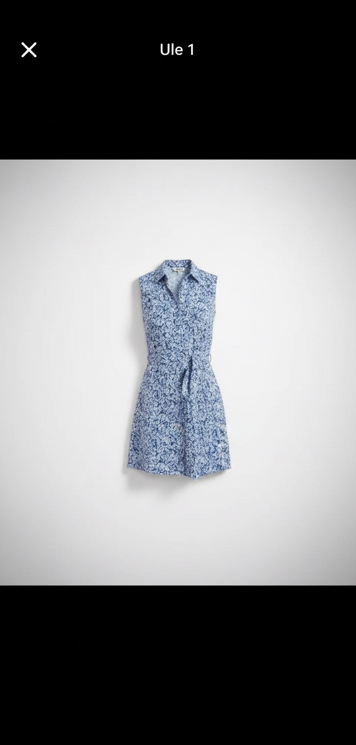 Robe fleuri bleu de la marque koton