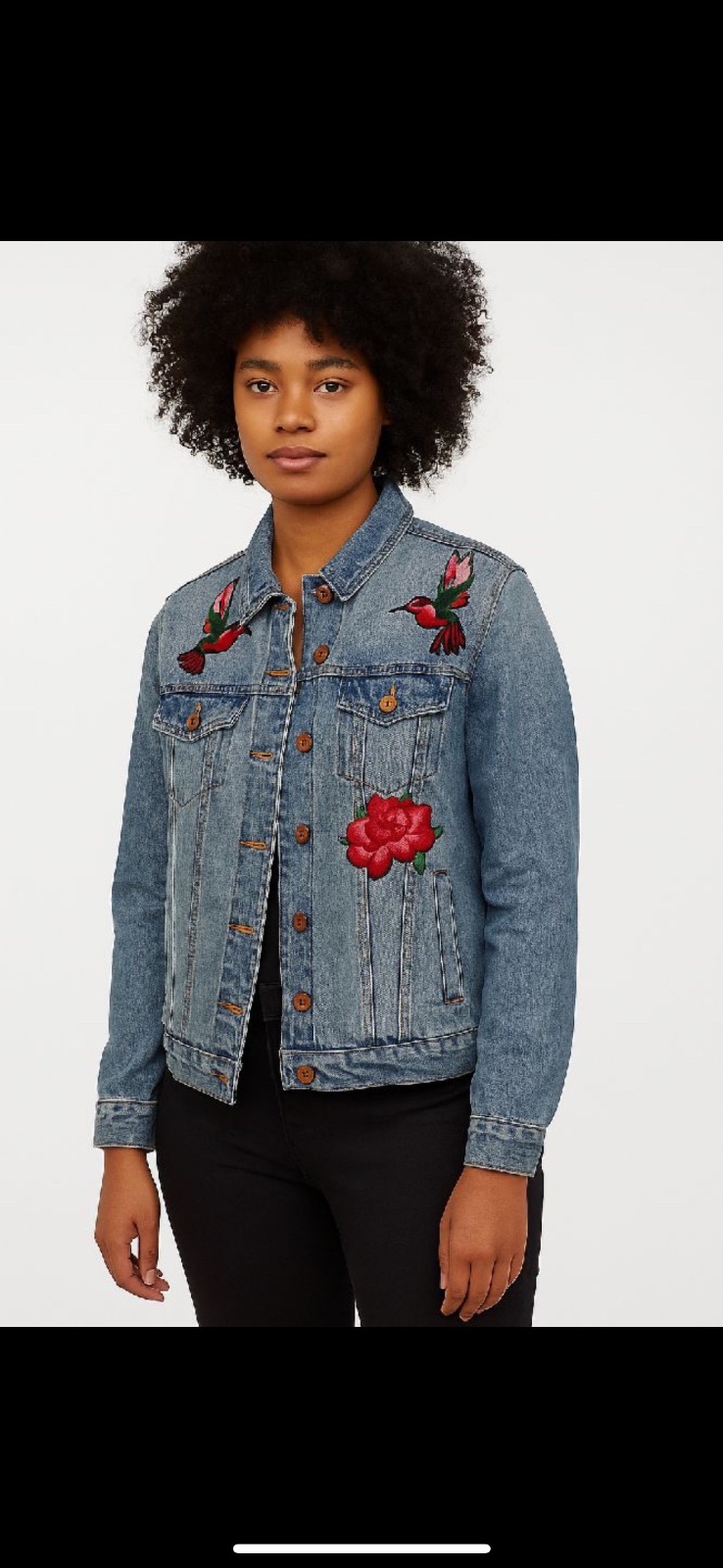 Veste jean bershka
