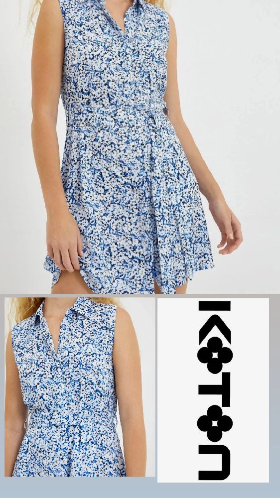 Robe koton portee une seule fois 