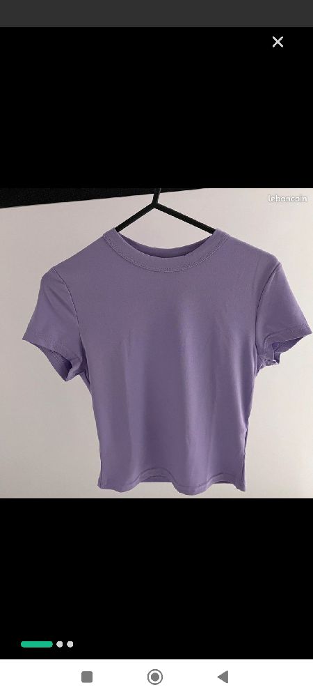 T-shirt violet
