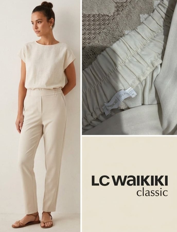Pantalon beige intemporel