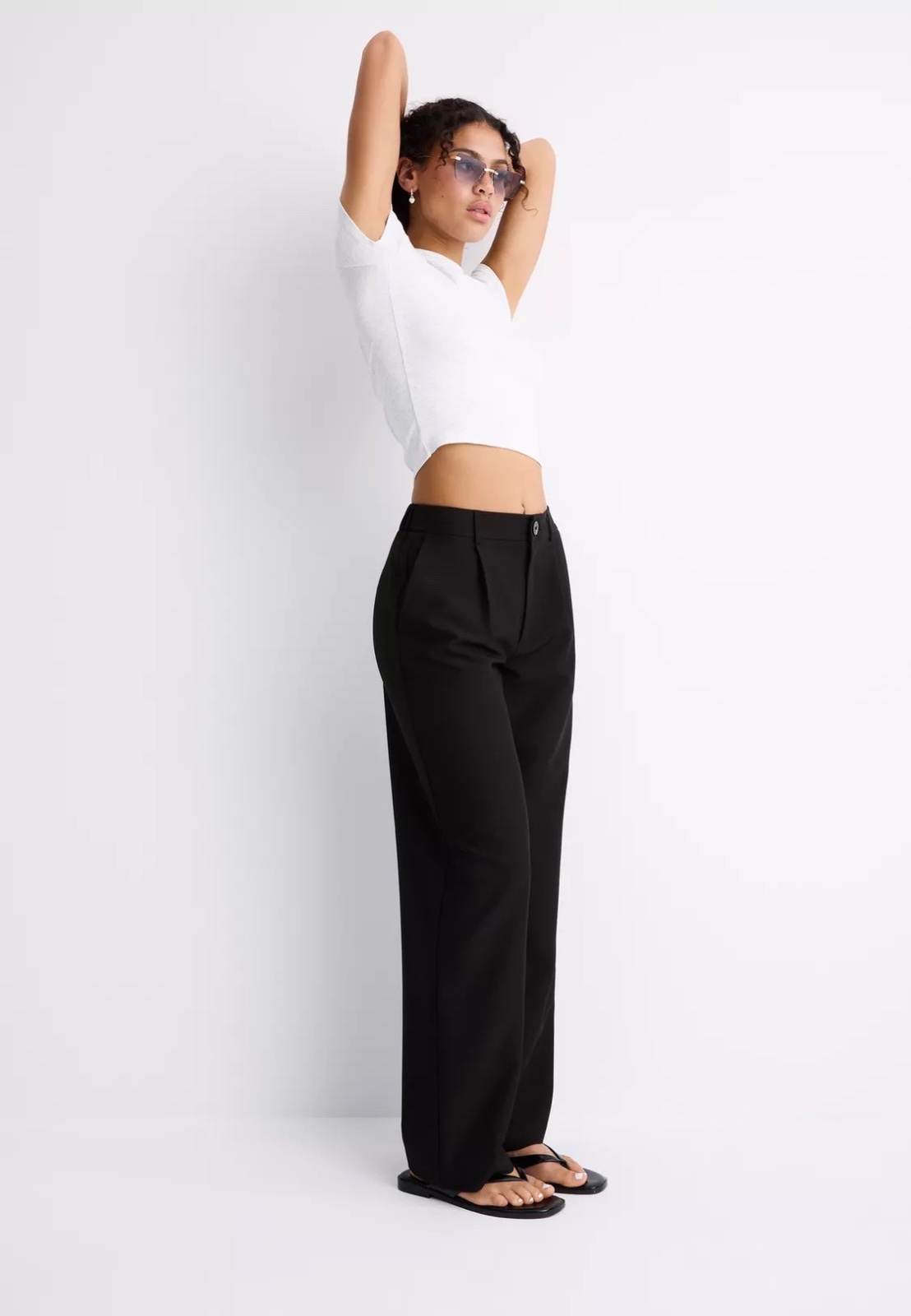 Pantalon noir stradi Straight leg