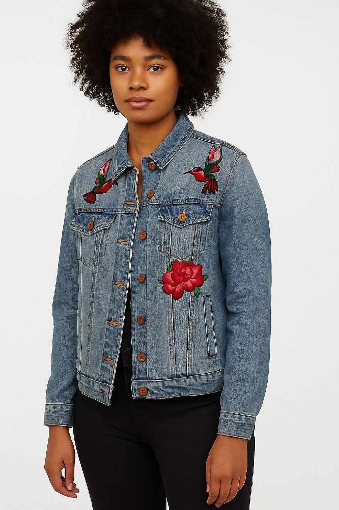Veste jean Bershka 