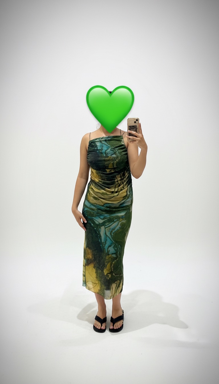 Ruched backless dress