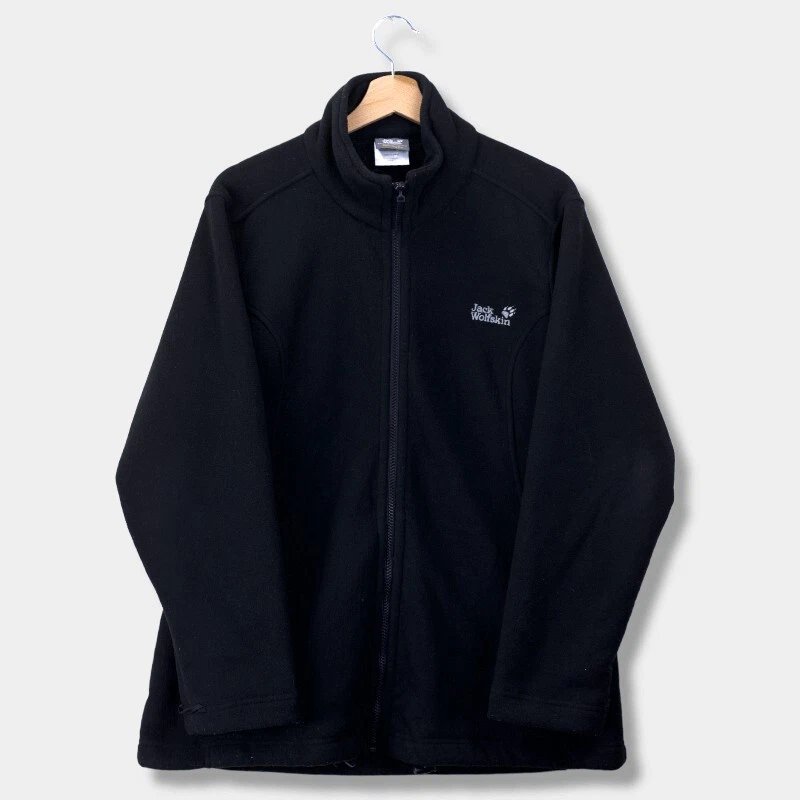 Vintage Jack Wolfskin Fleece Jacket Black