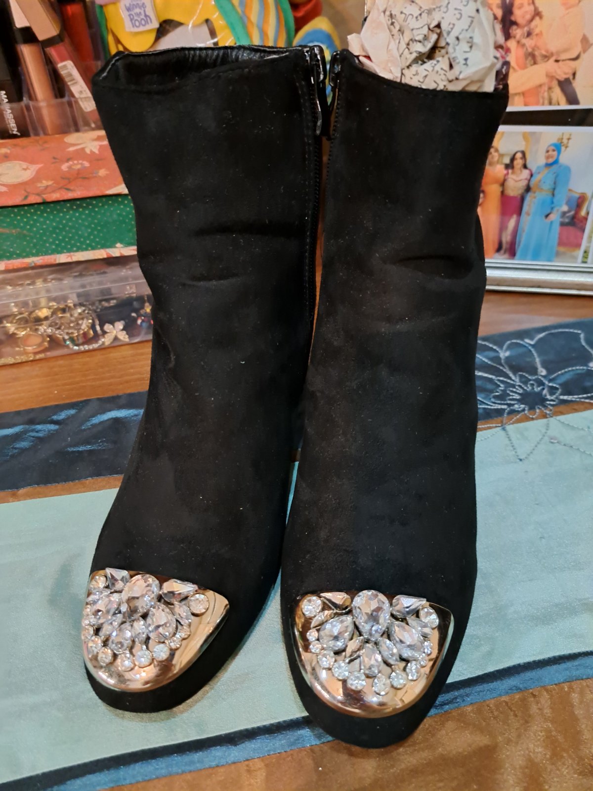 Bottines pointure 37 avec strass