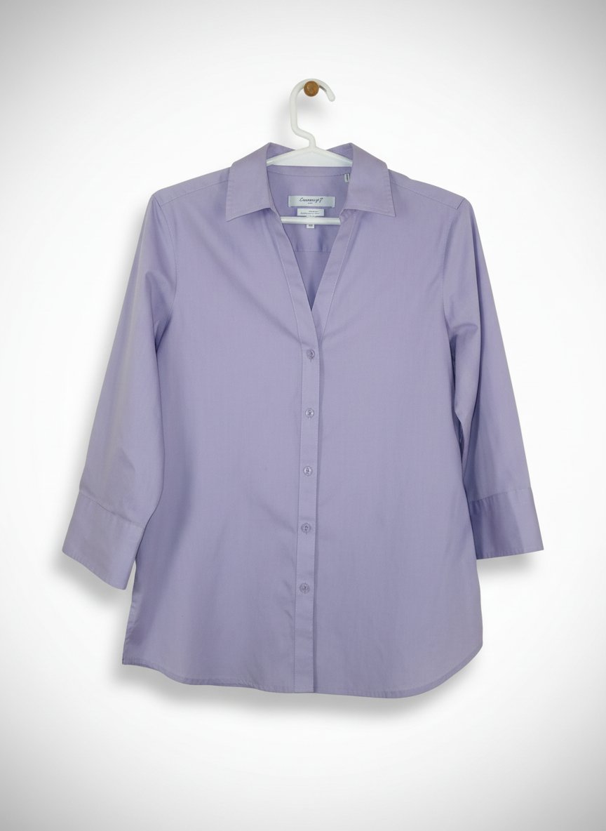 Chemise à manches trois quart 