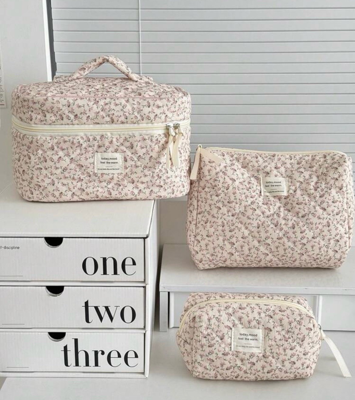 Set sac cosmétique multifonction (S+M+L)