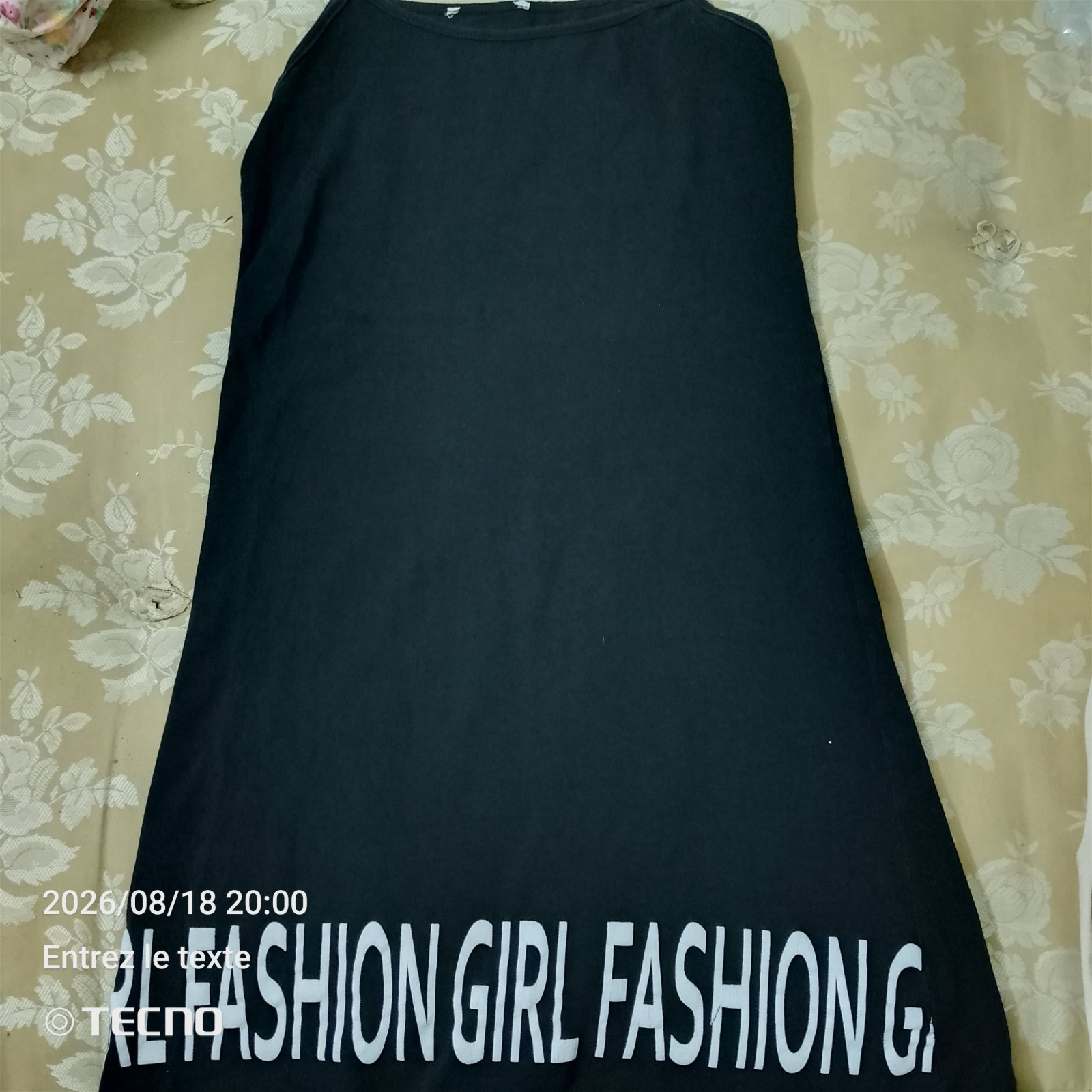 Robe noir elegante 