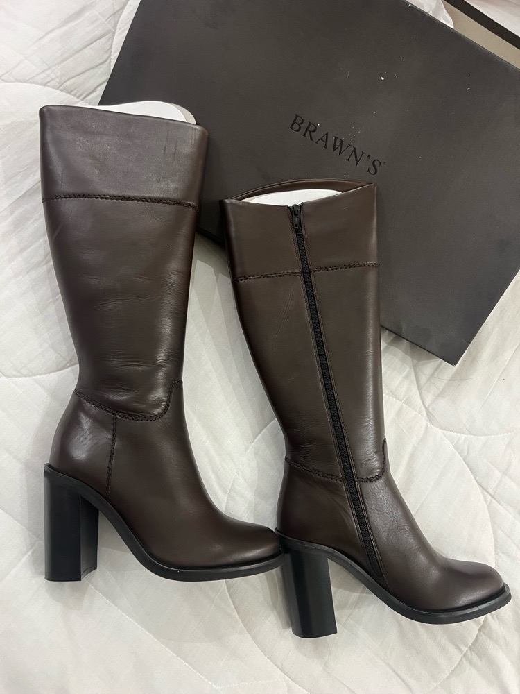 Bottes en cuir 