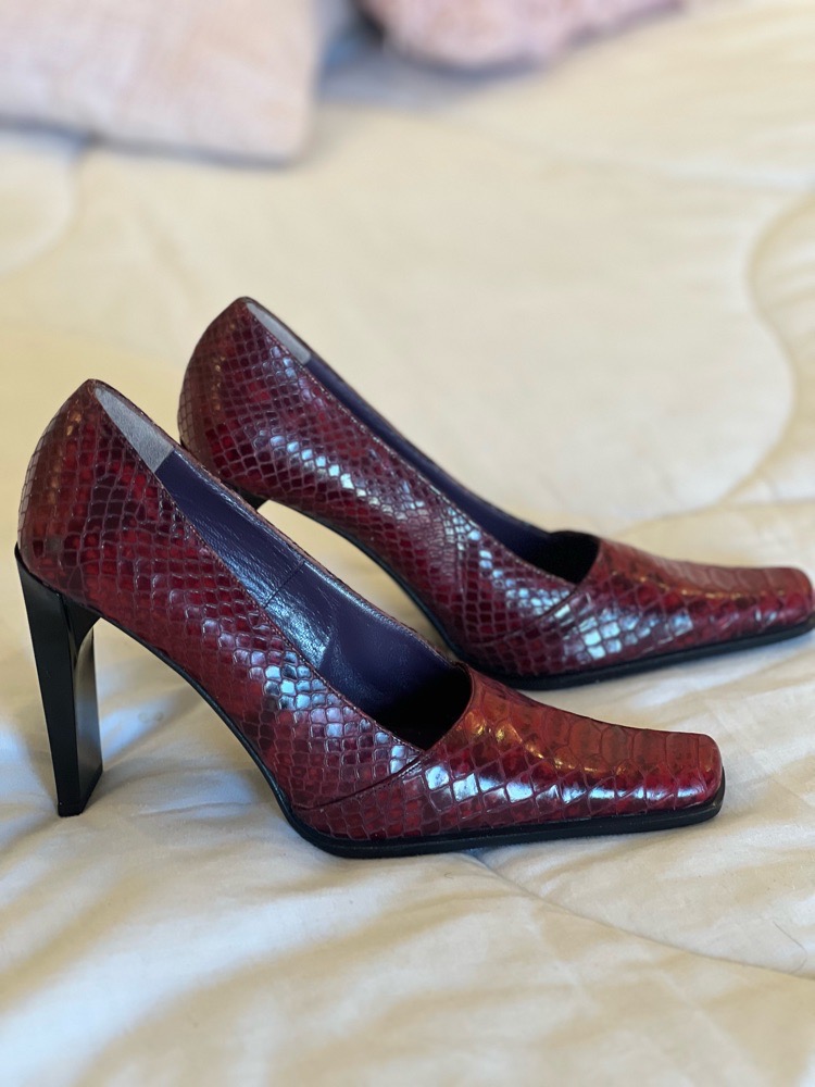 Des talons en veritable cuir 