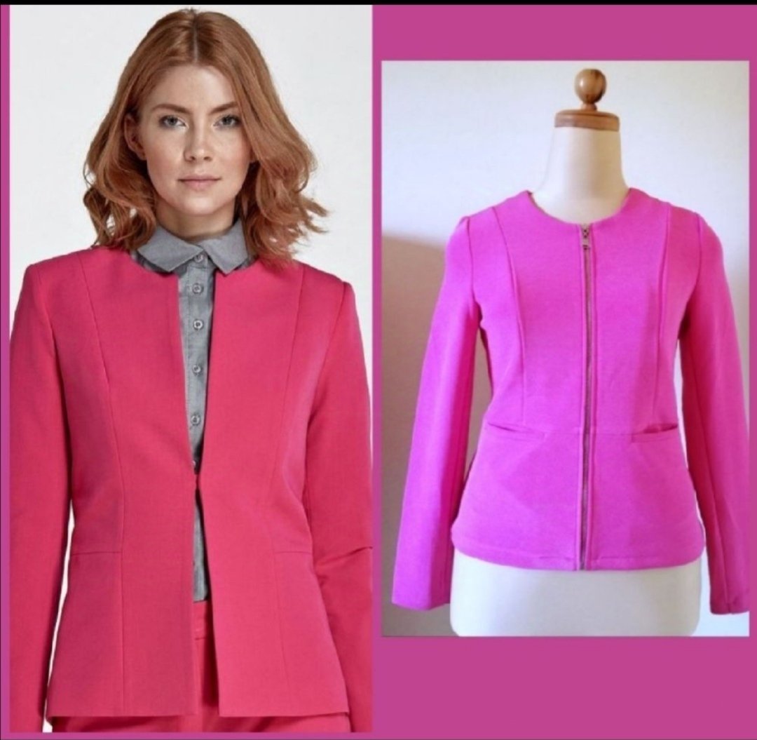 Magnifique vestes stretch rose fushia #Amisu