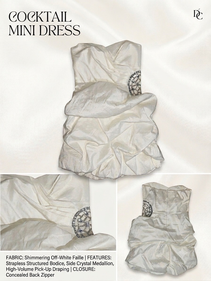 Robe soirée blanche.