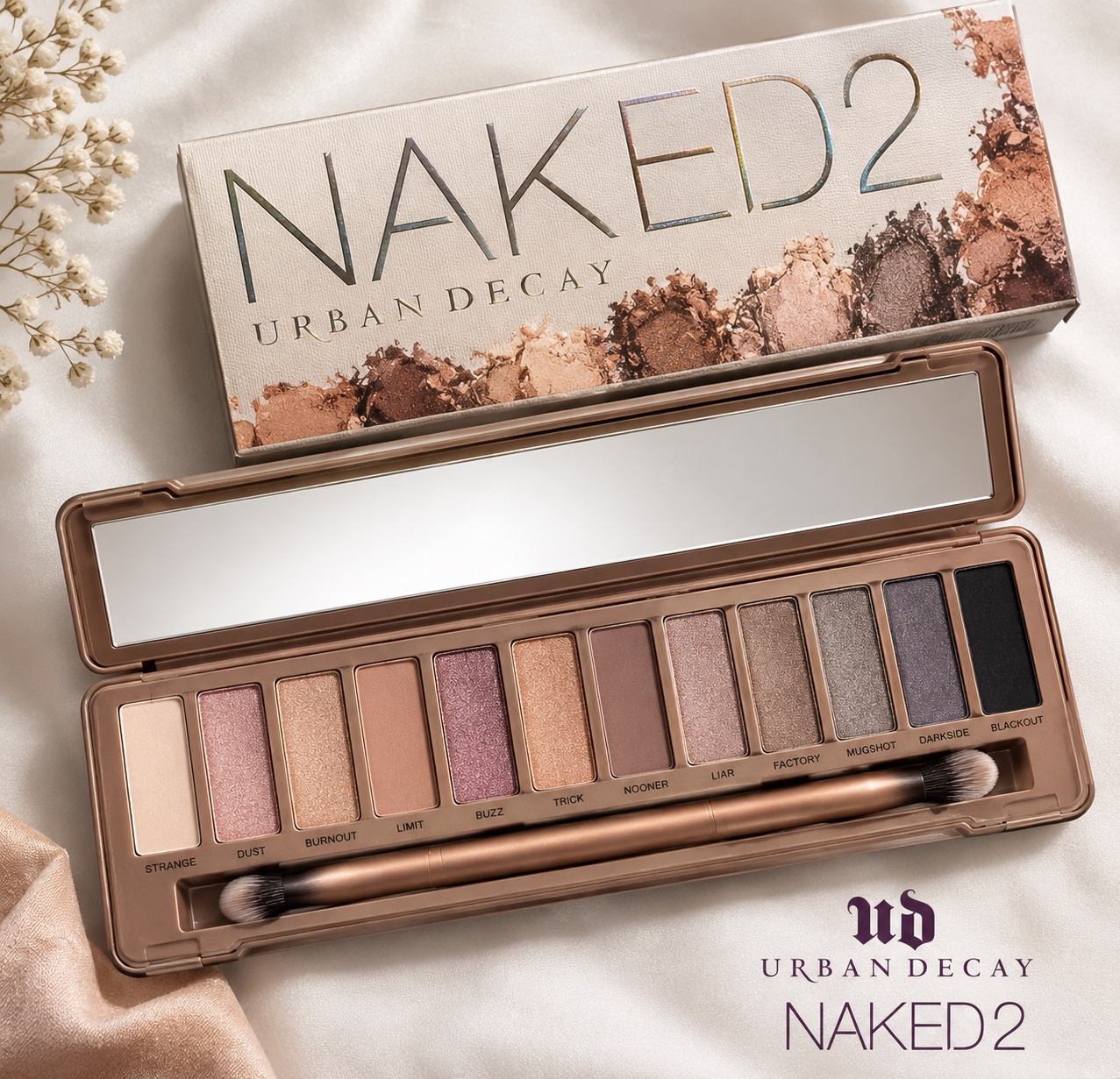 Palette de fards à paupières Urban Decay Naked 2 – 12 teintes nude 🤎✨