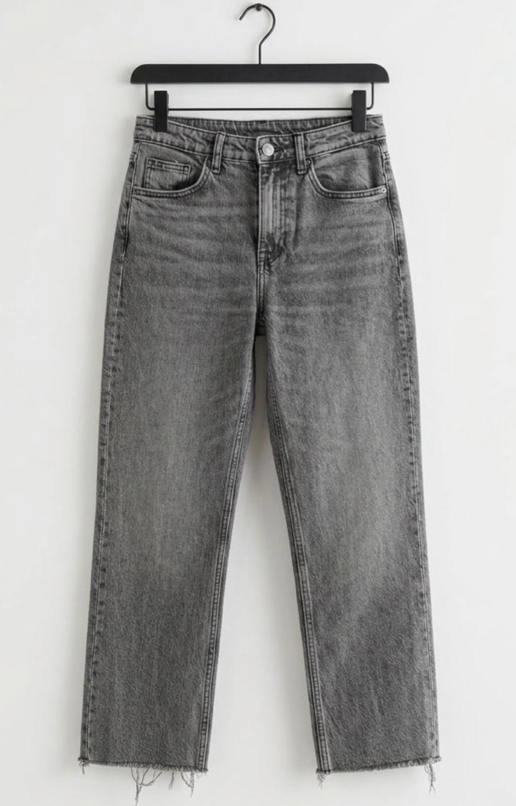 Jean Zara gris coupe "Straight"