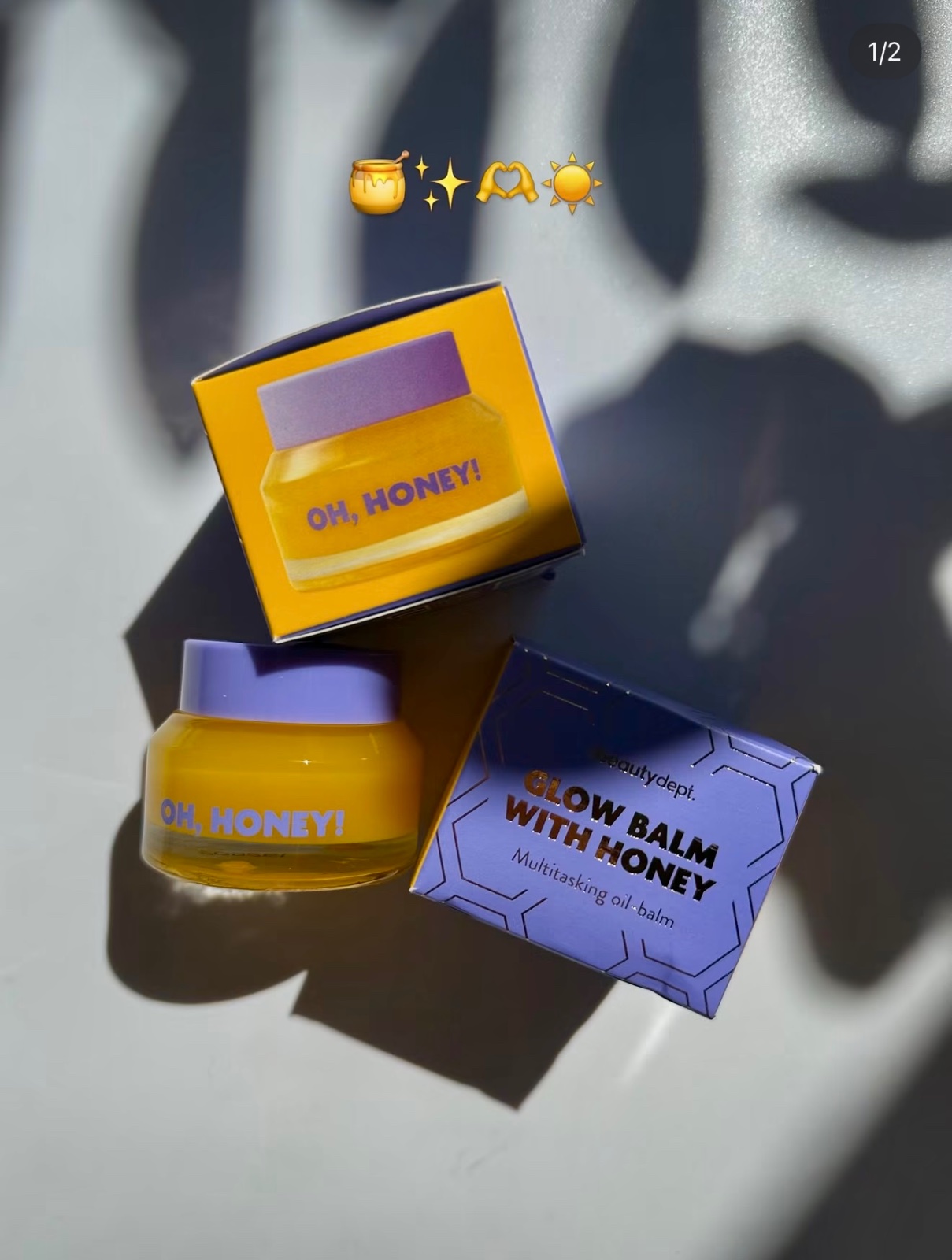 Glow Balm with Honey – Beautydept. | Baume illuminateur multi-usage 🍯✨
