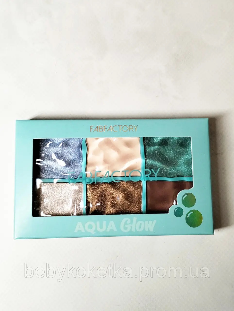 Palette de fards à paupières FABFACTORY – Aqua Glow ✨