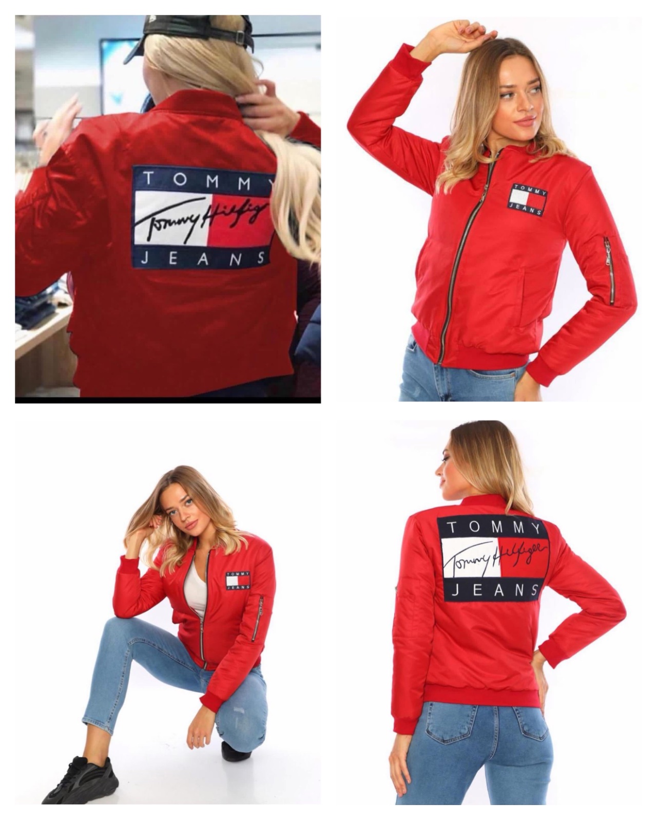 Blouson zippé Tommy Hilfiger Jeans 