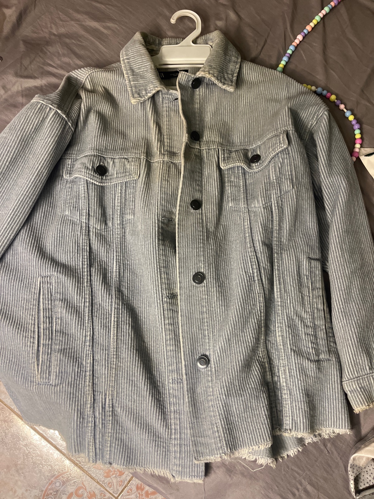 Veste bleu ciel