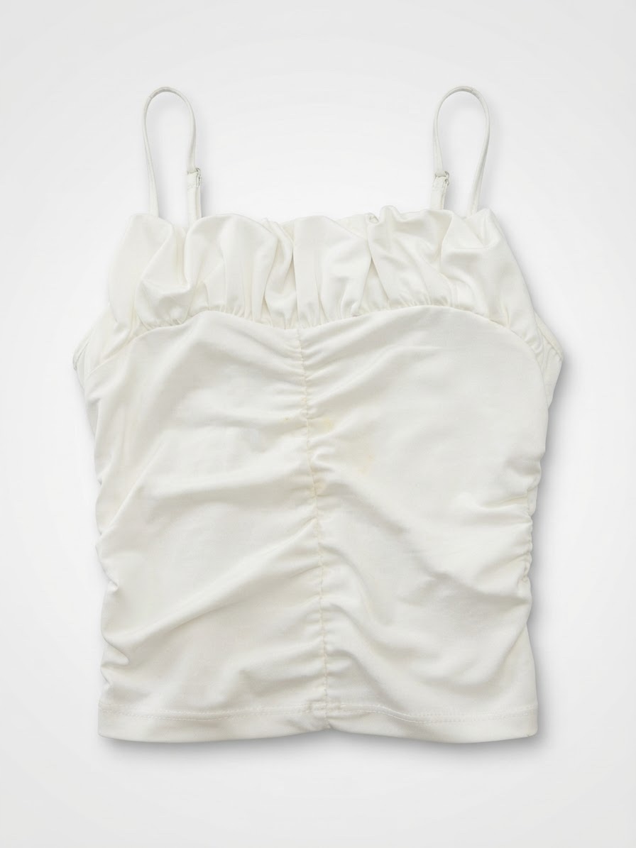 Crop top blanc