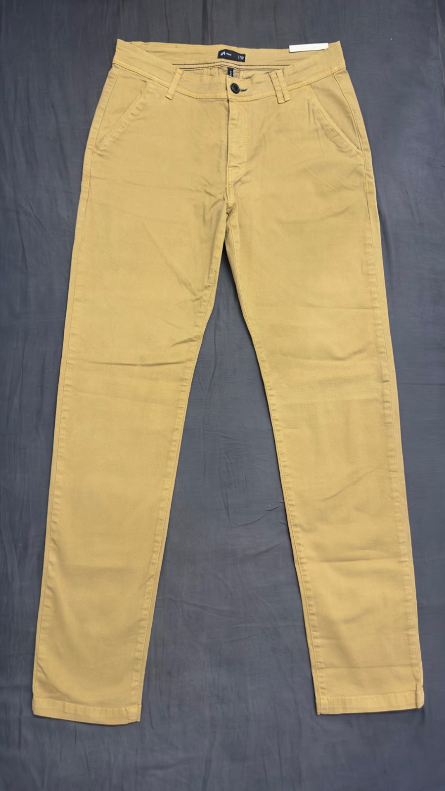 Pantalon chino homme slim fit beige/kaki – H Man – Neuf