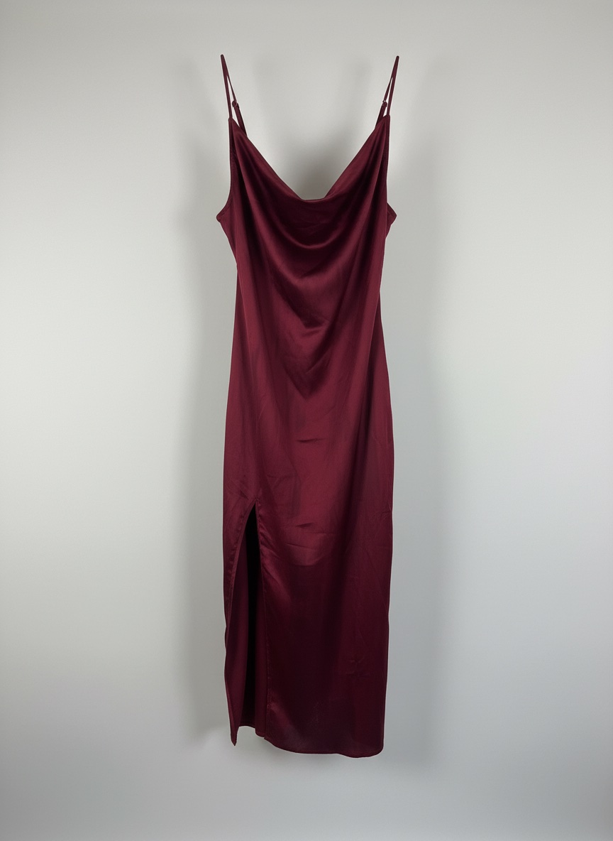 Robe satinée