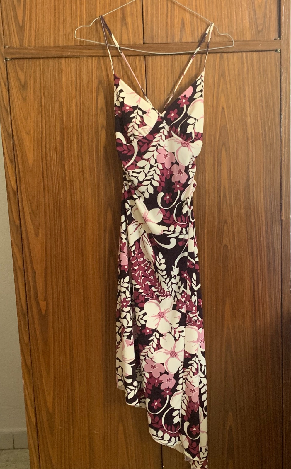 Robe fleurie dos nu 