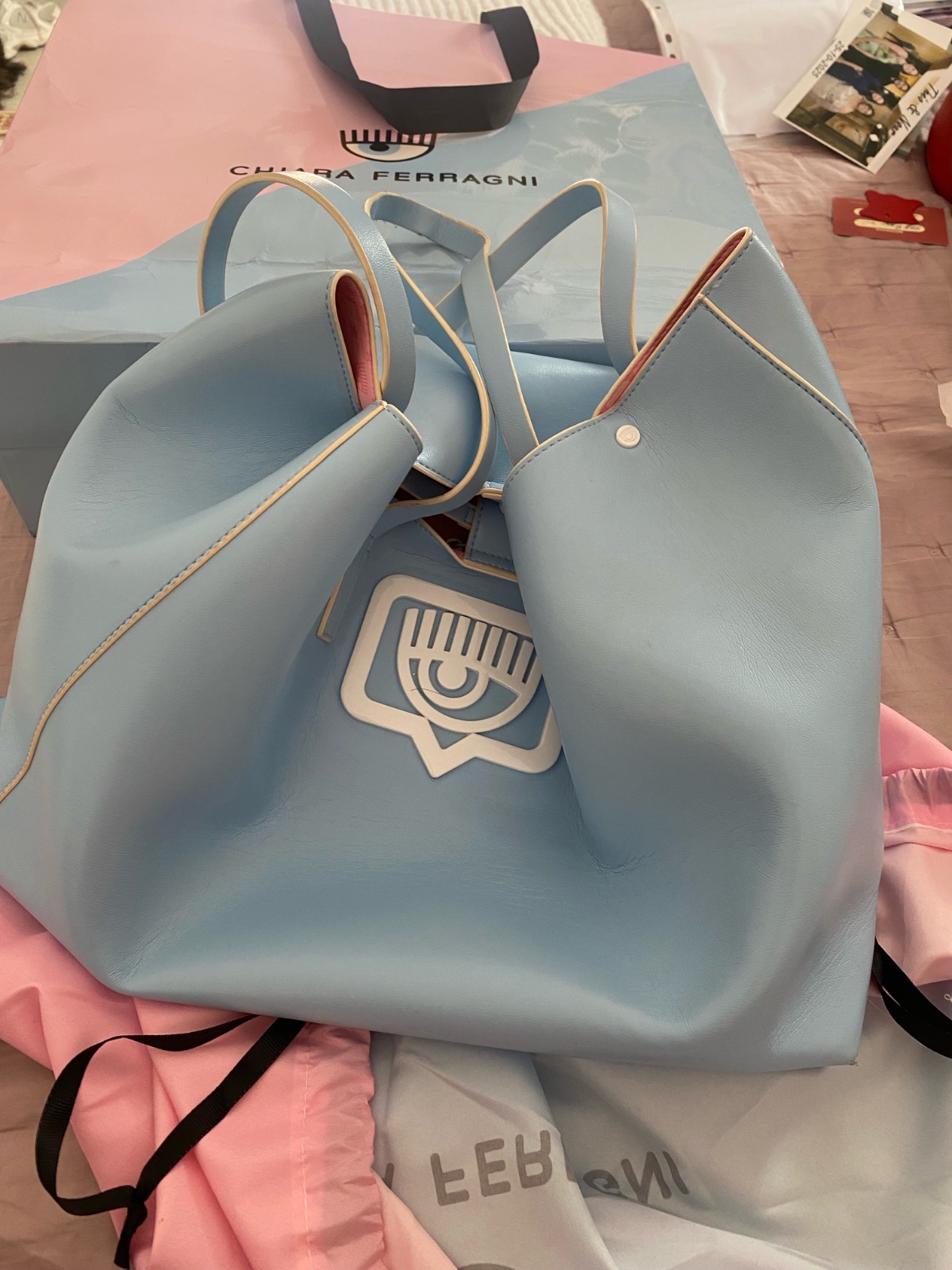 Sac bleu neuf