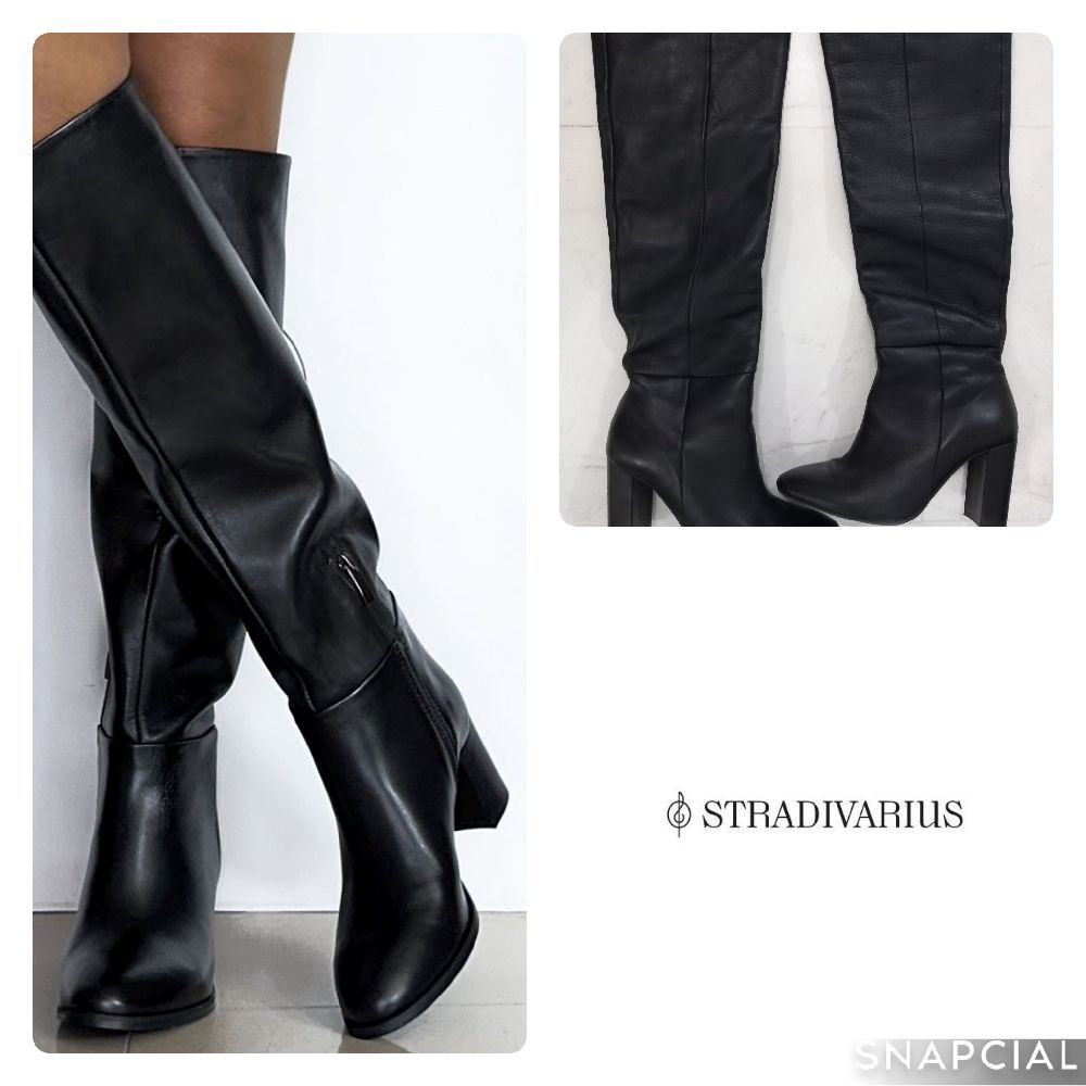 Cuissardes cuir noir