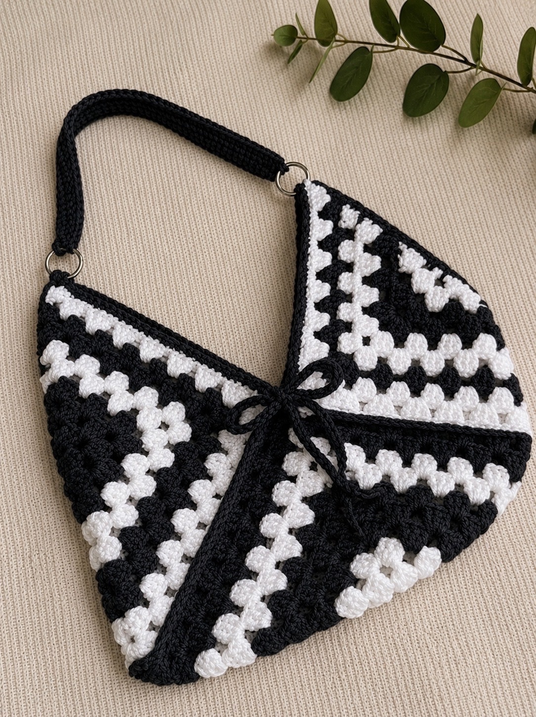 🧶 Sac à main en crochet  – Handmade