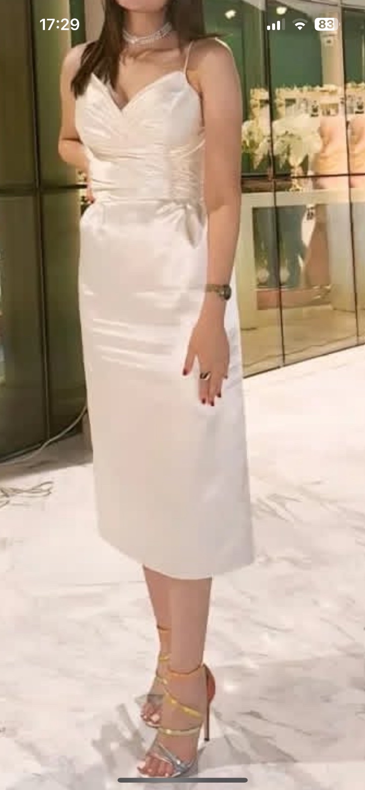 Une robe blanche classe 