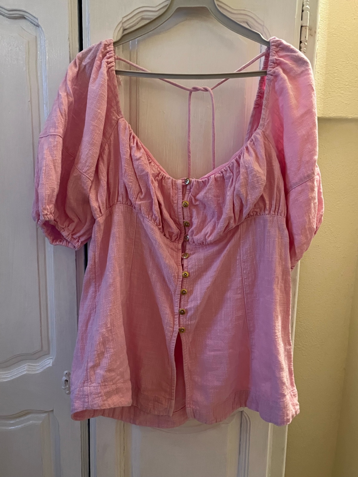 Chemise rose 