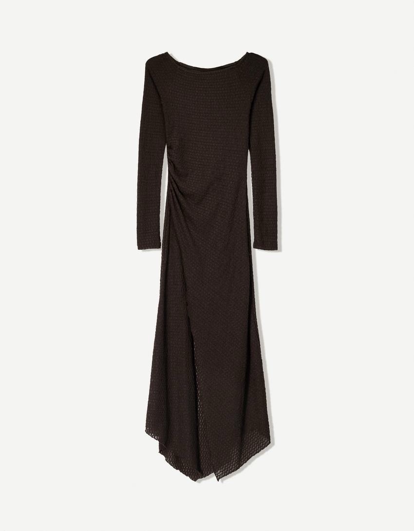 Robe neuf marron bershka avec etiquette