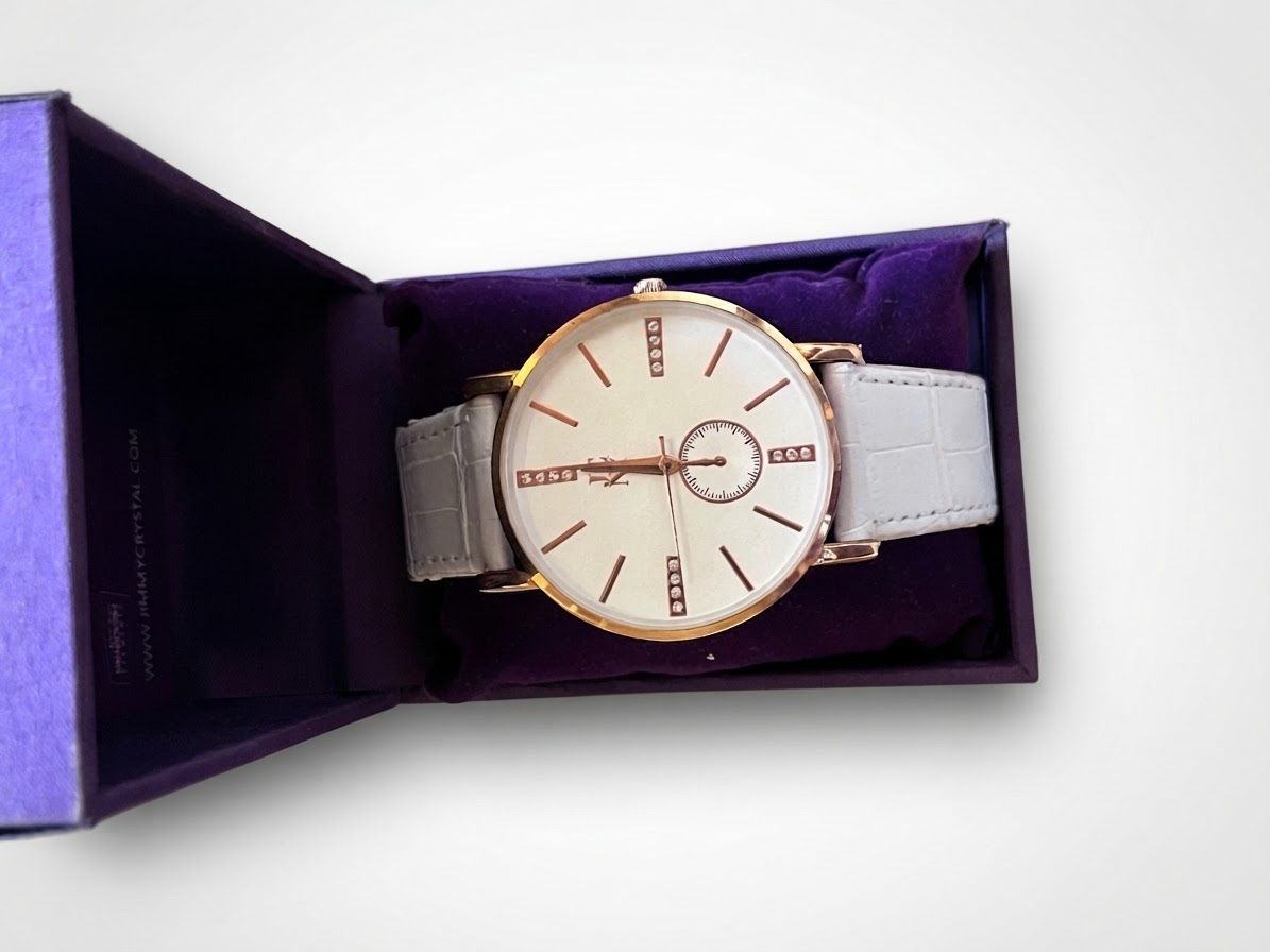 Montre de la marque jimmy cristal