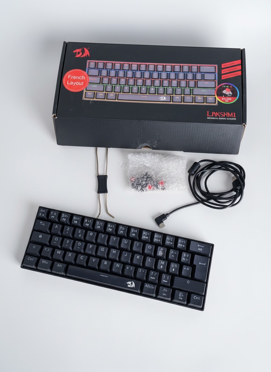 Clavier Gamer Mécanique Redragon Lakshmi K606 RGB Noir - Très bon état