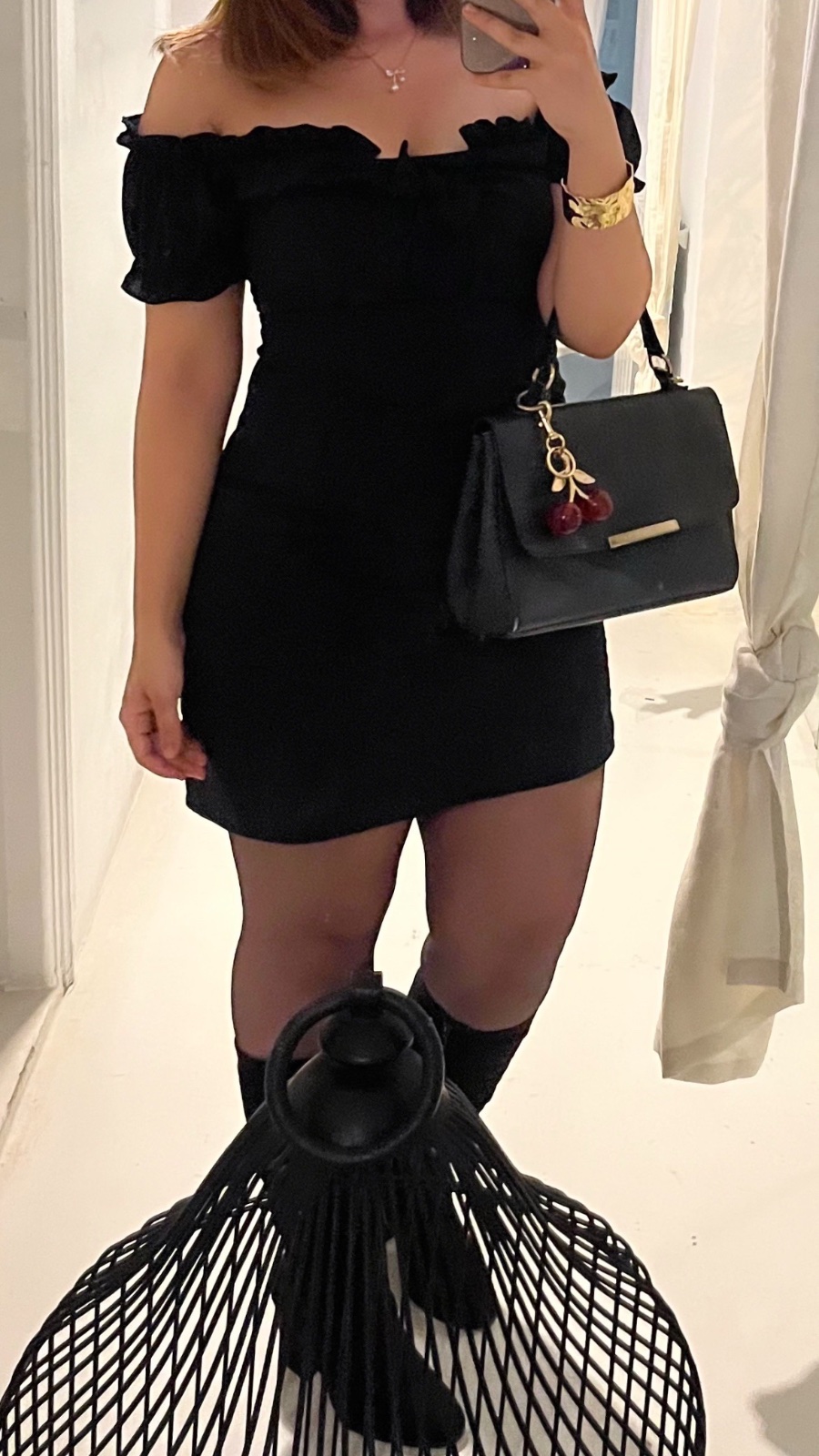 Robe noir courte 
