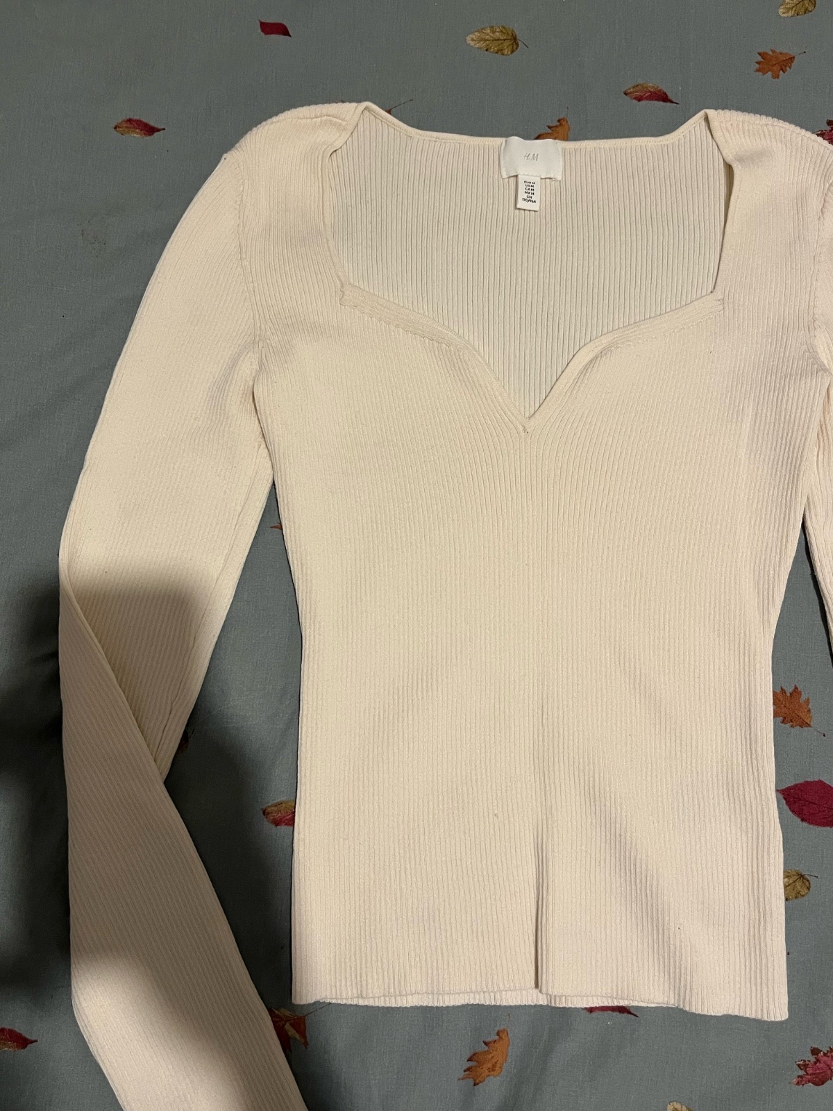 Pull H&M blanc cassé taille M