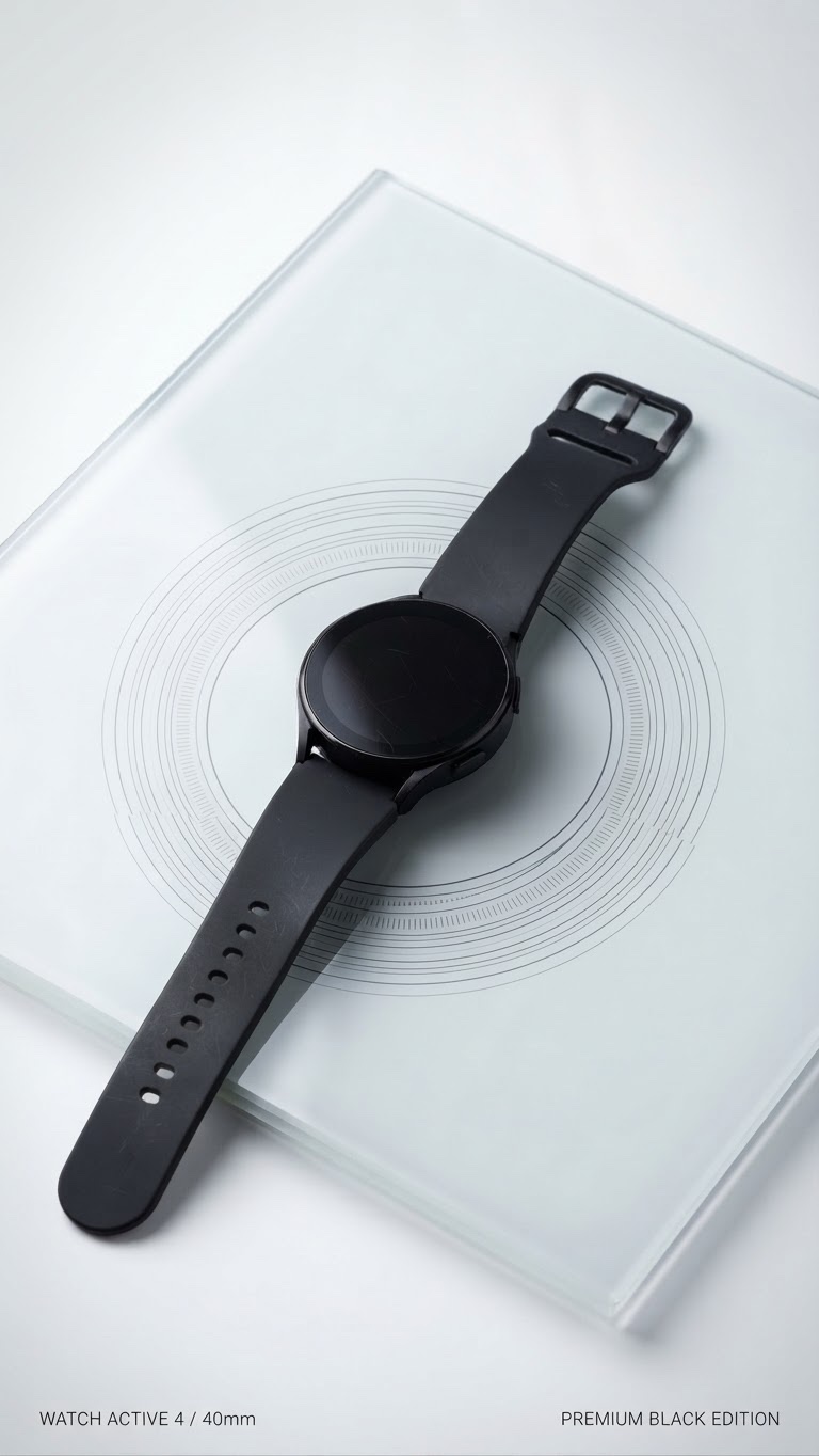 Samsung Galaxy Watch4 40mm (Black / Dark Grey) -bon État