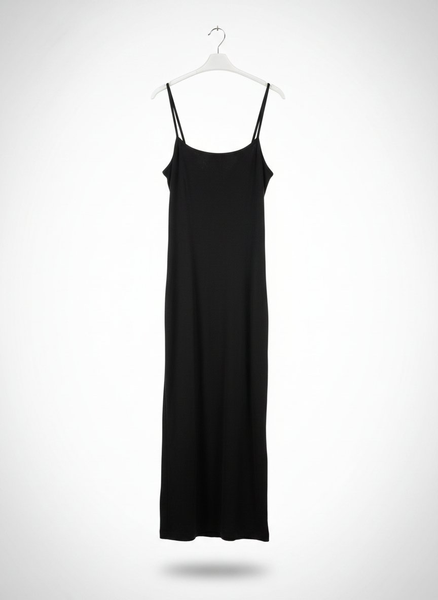 Robe noire ajustée 